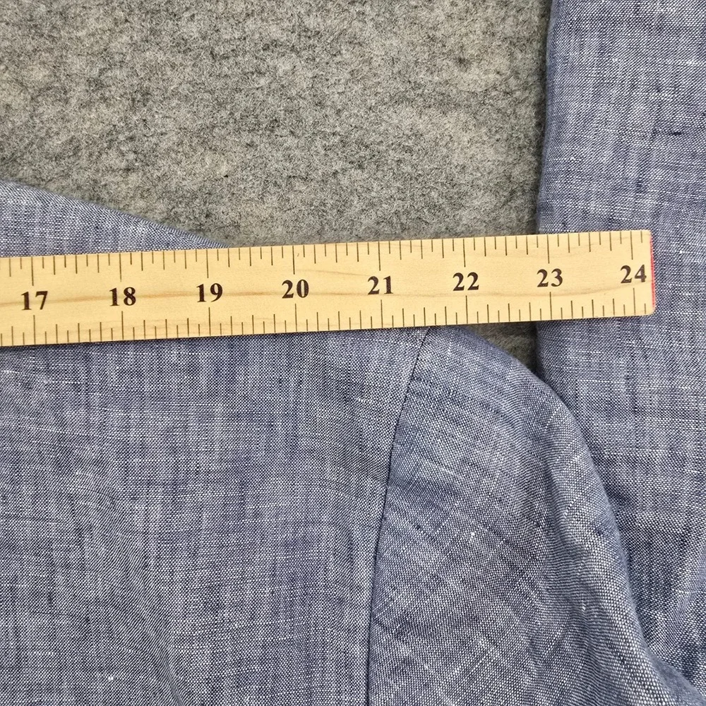 Jos A Bank 1905 Mens 50 Long Blue Linen Tailored Fit 2 Button Blazer Sport Coat